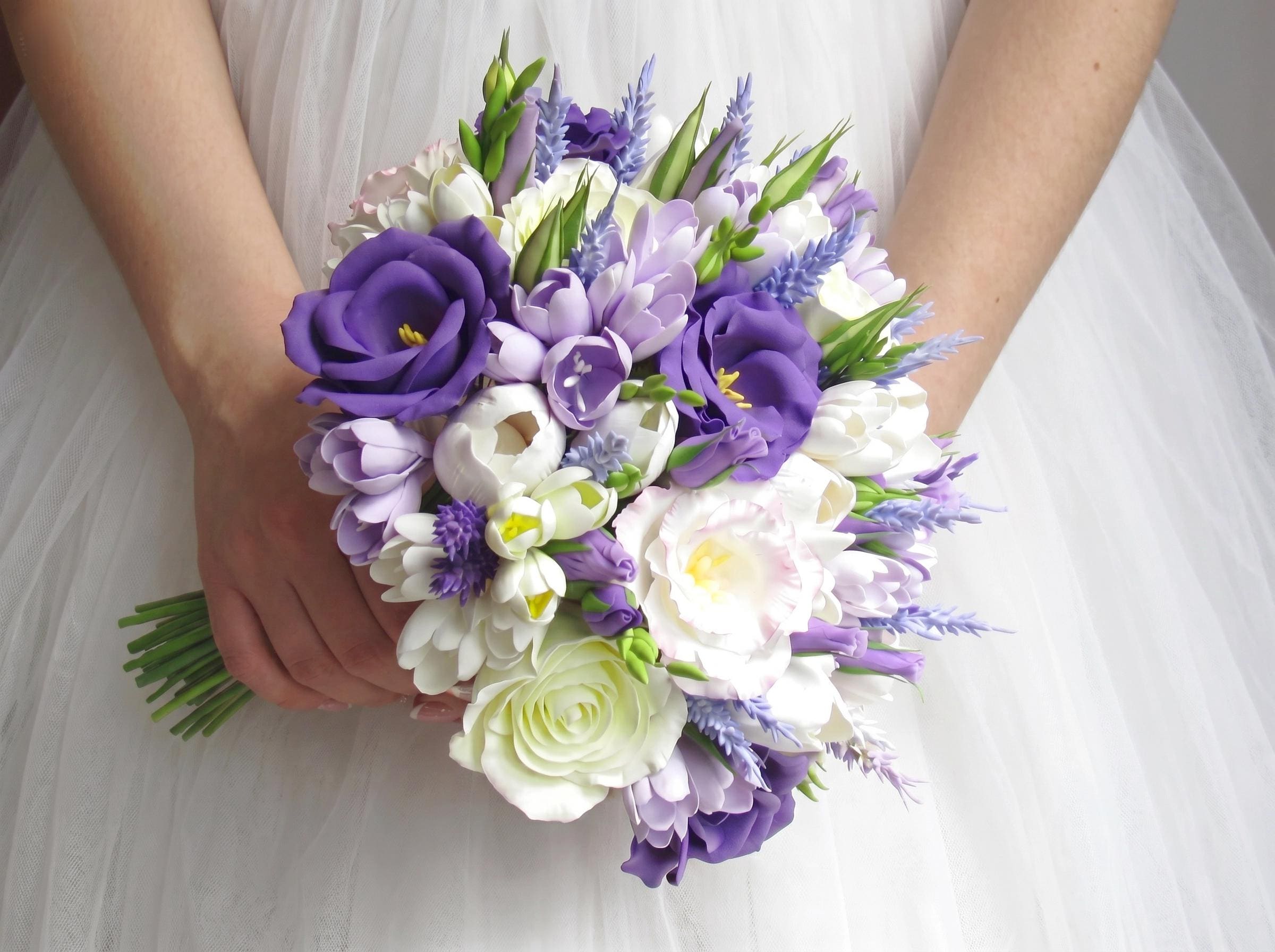♡Leeページ♡ウェディングブーケ&ブートニアbule×purple♡ ♡Leeページ♡ウェディングブーケ&ブートニアbule×purple♡ 鮮やか