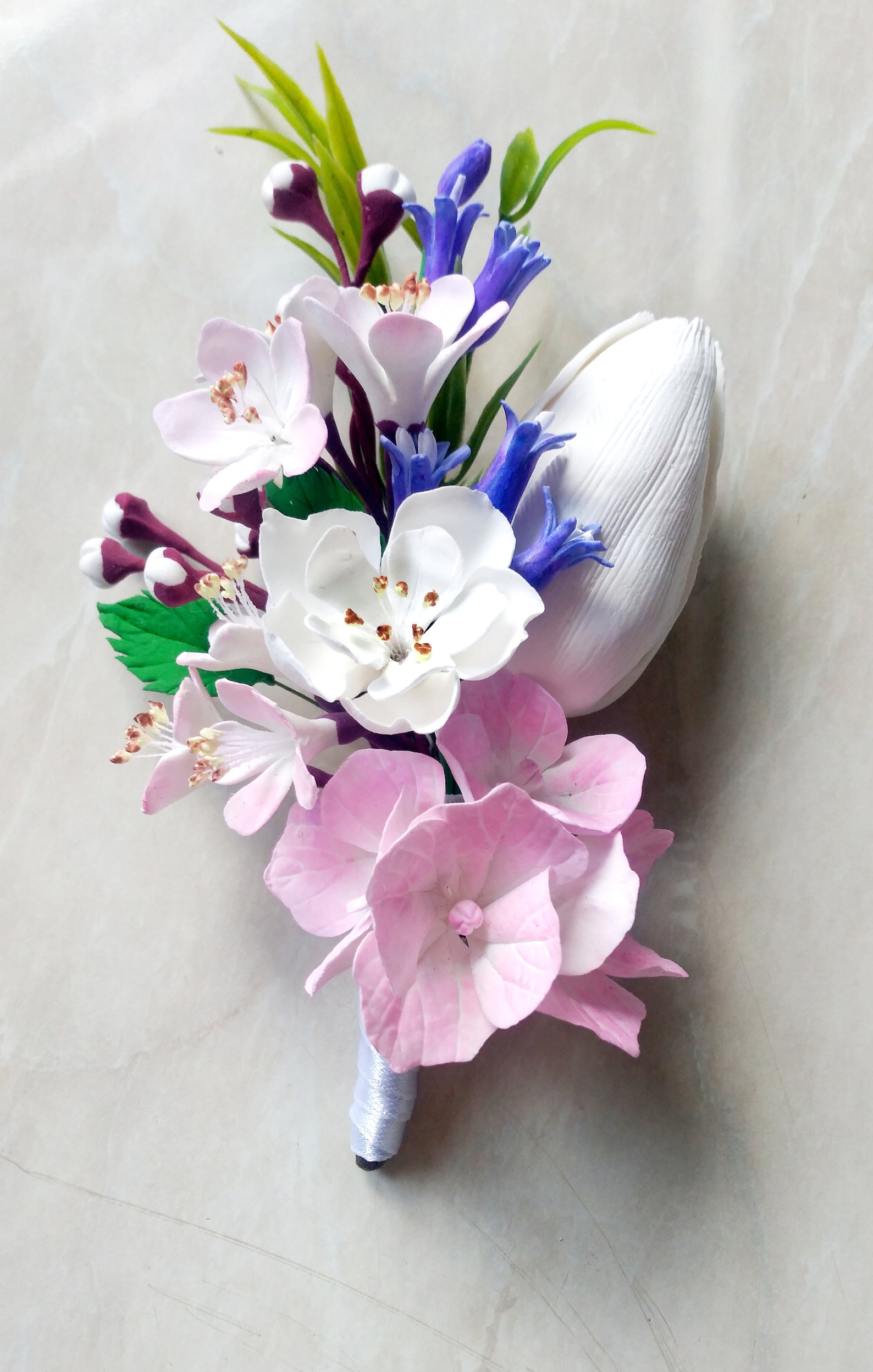 Cherry Blossom Bouquet Sakura Bouquet Bridal Bouquet Etsy