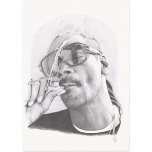 Snoop Dogg print A4