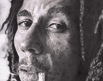 Bob Marley pencil drawing
