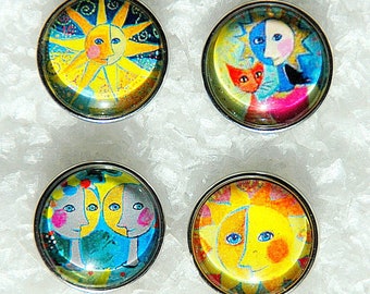 Chunk Snaps Noosa Style Snap Jewelry Snap Charm Sun Series Interchangeable Snap Buttons Popper Snaps Ginger Snaps Jewelry Custom Jewelry