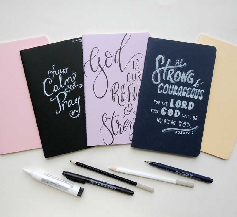 Custom Prayer Journal Personalized Christian Gift Scripture Etsy