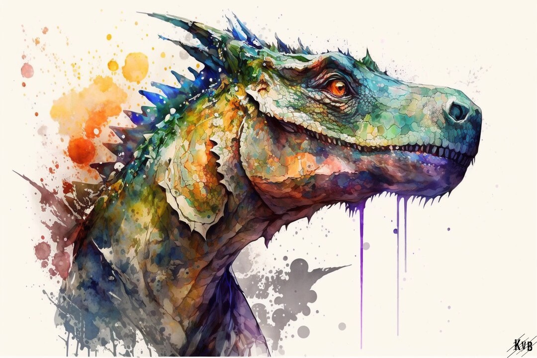 Carnivorous Dinosaur, Fantasy Art, Nature, Dinosaur Lover, Kid's Room ...