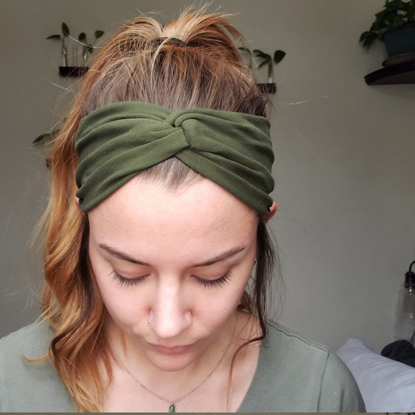 Jersey Knit Headband Etsy