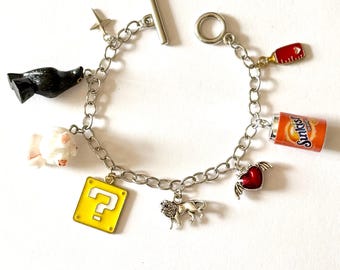 Join The Pride! Kpop Demon Hunters Saja Boys-inspired Charm Bracelet and Jinu Earrings