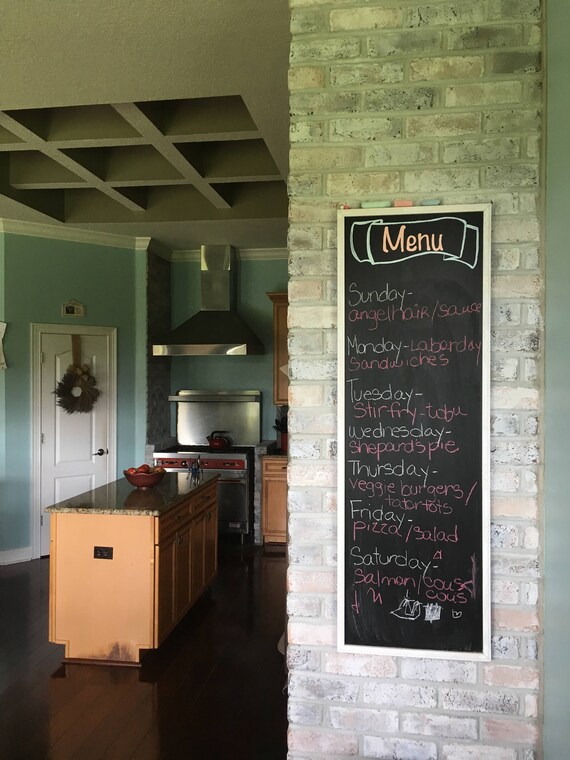 Chalkboard Menu Chalkboard Sign Kitchen Chalkboard Menu Etsy