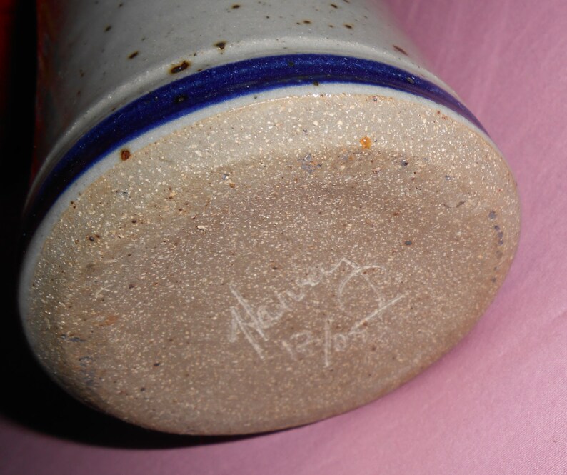 RARE 9x4 Frederick Maryland MD Pottery Pitcher Artist Etsy