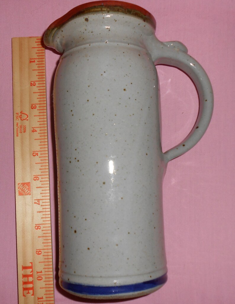 RARE 9x4 Frederick Maryland MD Pottery Pitcher Artist Etsy