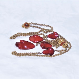 Exquisite Vintage Antique Miriam Haskell Designer Signed Tassel Necklace - Art Glass Designer Miriam Haskell Long Lariat Necklace