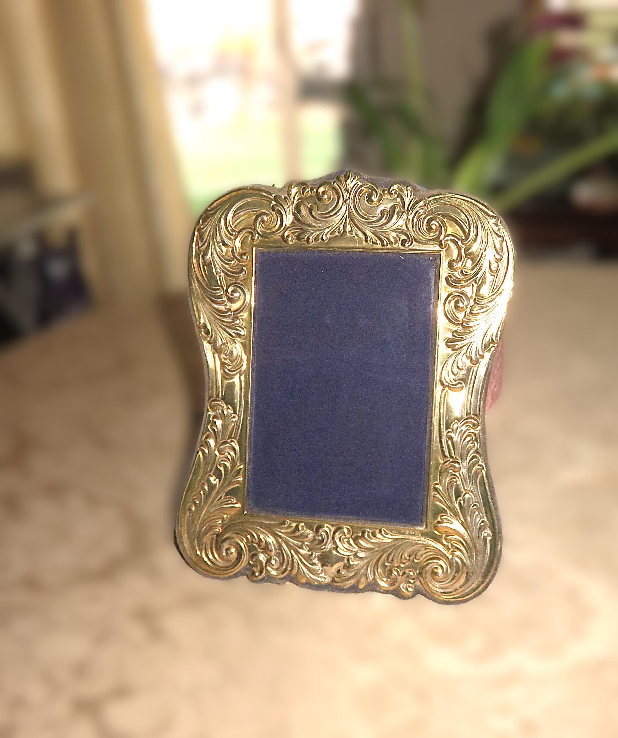 Antique Vintage Sterling Picture Frame - Etsy