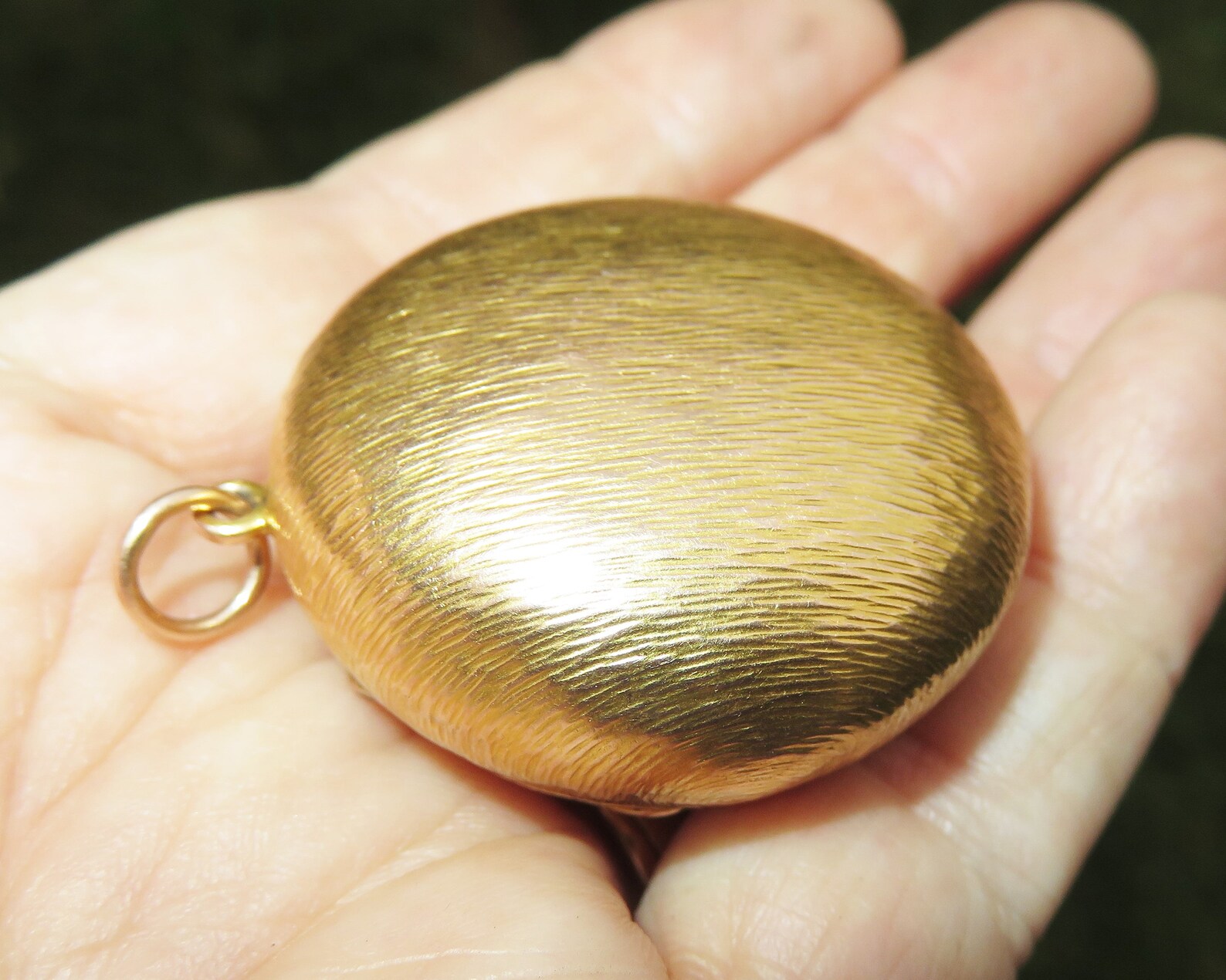 Fine Antique Solid 14K Gold Pill Box Pendantgenuine Etsy