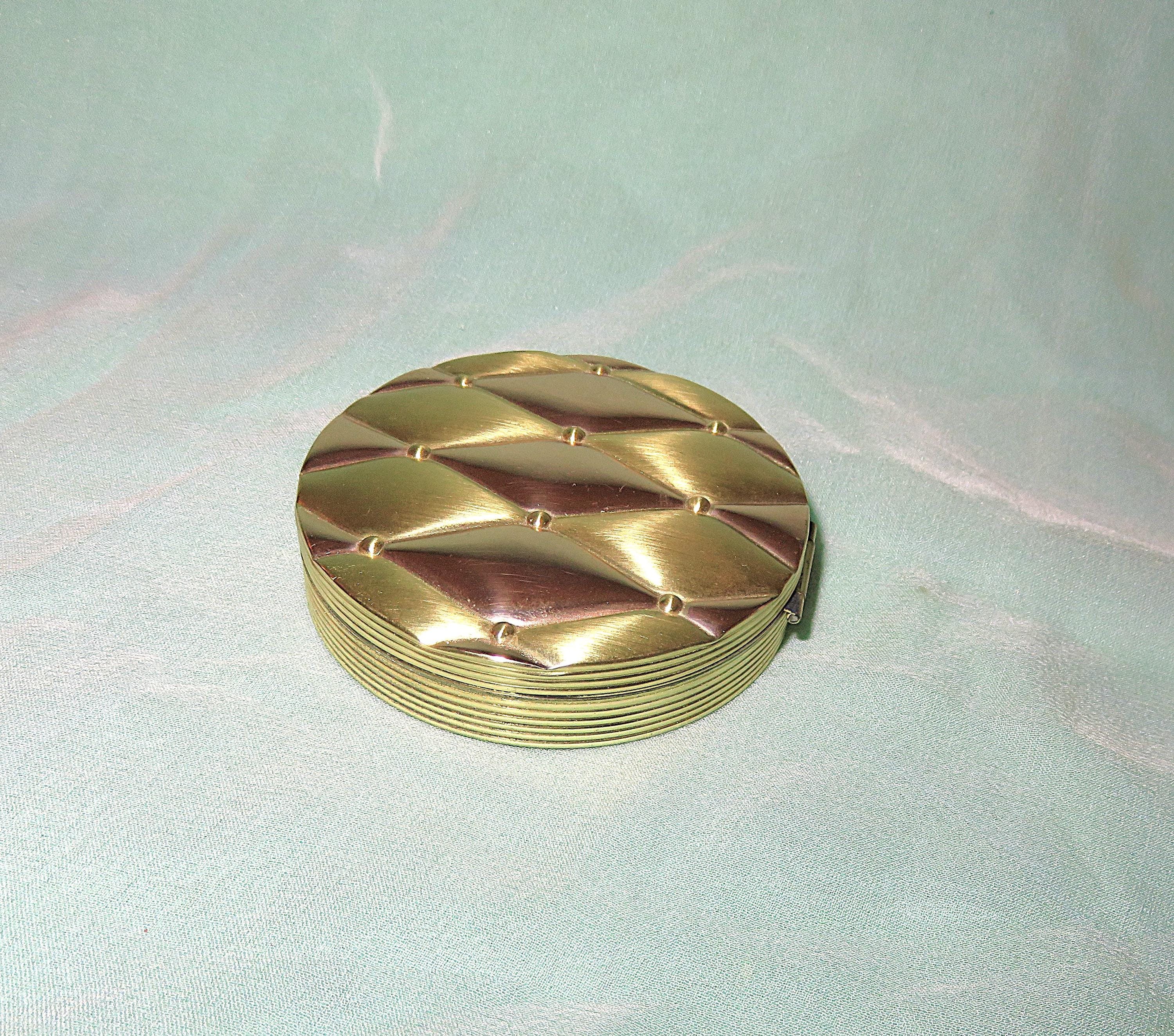 Antique Sterling Silver Compact - Etsy