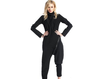 Turtleneck Jumpsuit - Etsy