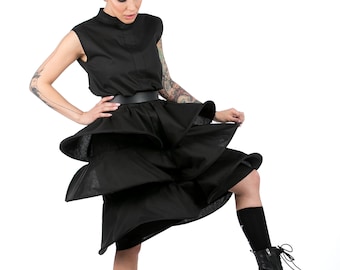 Avant Garde Dress in Black, Deconstructed Dress Women, Festival Dress,  Extravagant Party Dress, Avant Garde Clothing - Etsy UK