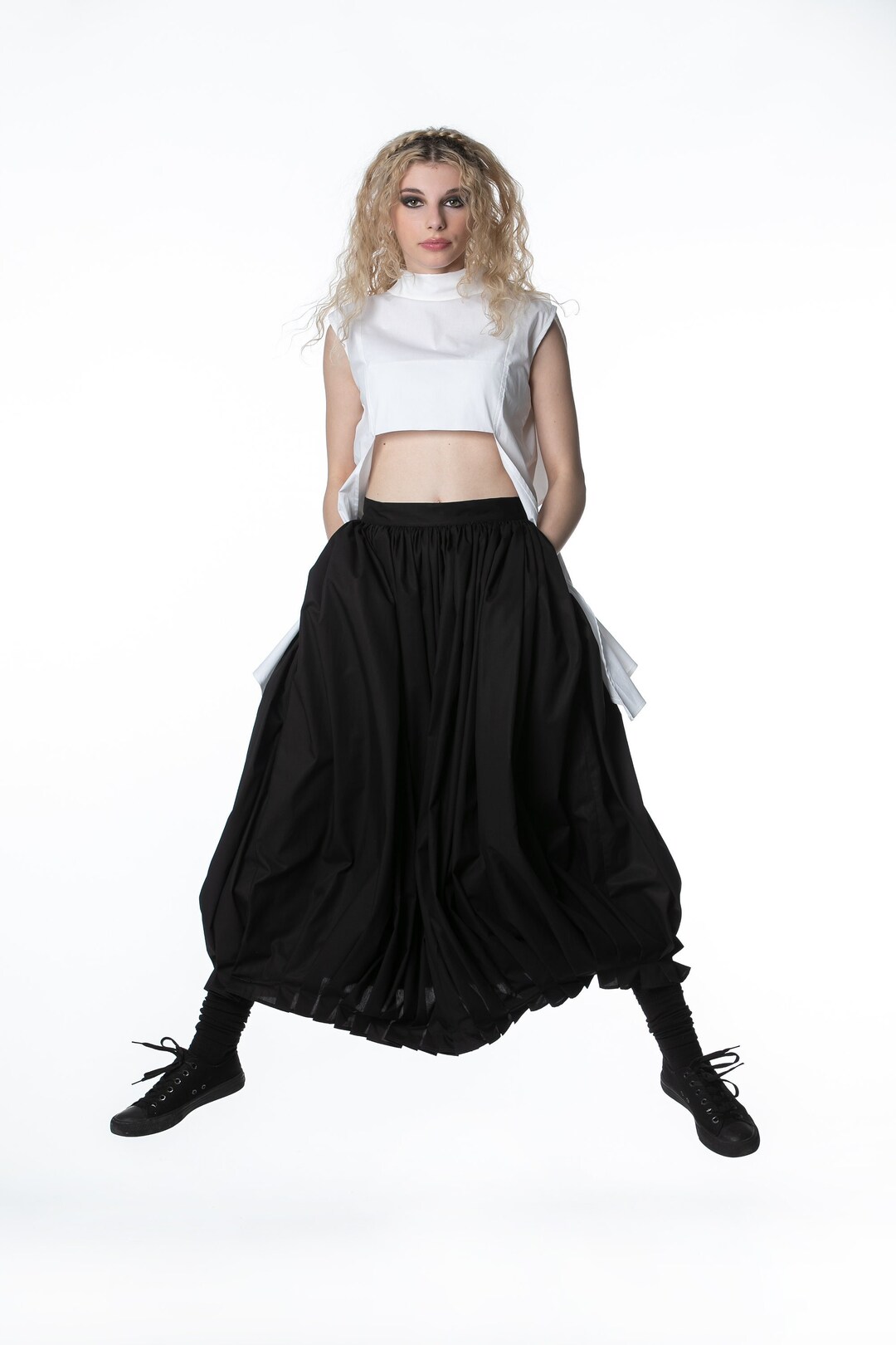 スカート theredthered S ring balloon skirt Black a43bd948fc852015179398532b535c