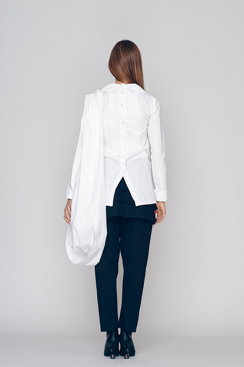 formal pants with attached skirt