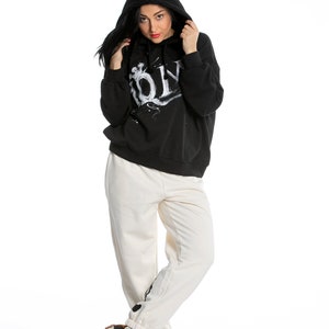 Lounge Wear Set, Stylish Hoodie and Pants, Pullover Hoodie Set, Matching Home Wear Set with MariaQueenMaria Logo, Soft Sweater and Pants