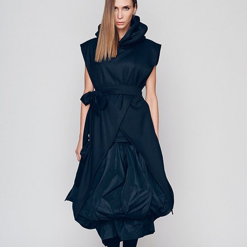 long vest top dress POINTELLE SLIM LONG VEST DRESS at Atelier Delphine Nude / S