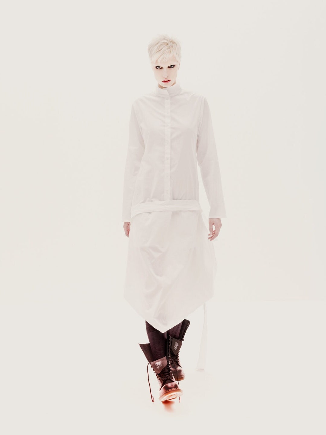 White Shirt Dress, Futuristic Clothing, Deconstructed Fashion, Avant ...
