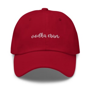 Cocktail Series! Vodka Cran Dad hat
