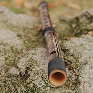 Bamboo Bansuri Flute in C (brown relics finish)