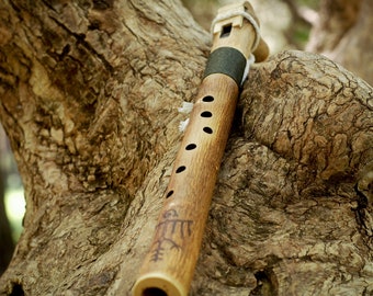 Wooden Native American Flute A 432 Hz