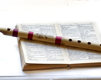 Bamboo Recorder Whistle Flute in G