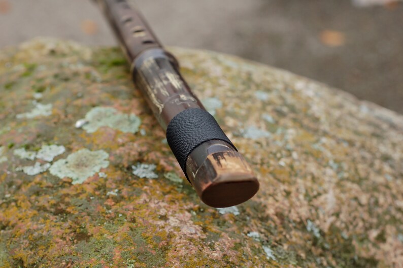 Bamboo Recorder Whistle Flute in G rustic brown Etsy