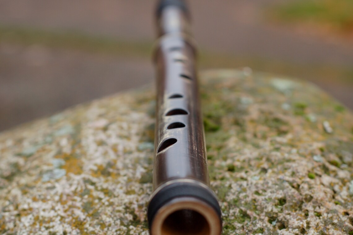 Bamboo Recorder Whistle Flute in G rustic Brown Etsy Australia