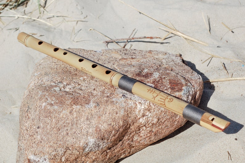 Bamboo Whistle Flute Etsy