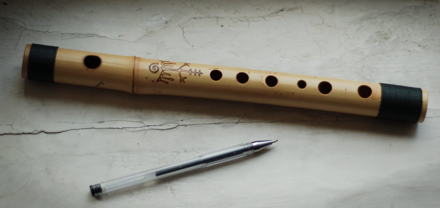 Pocket Bamboo Piccolo Flute 33 cm Etsy