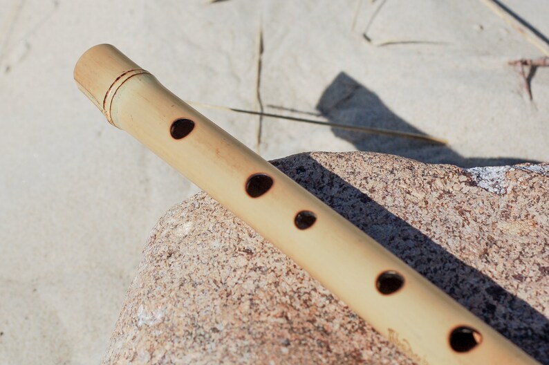 Bamboo Whistle Flute Etsy