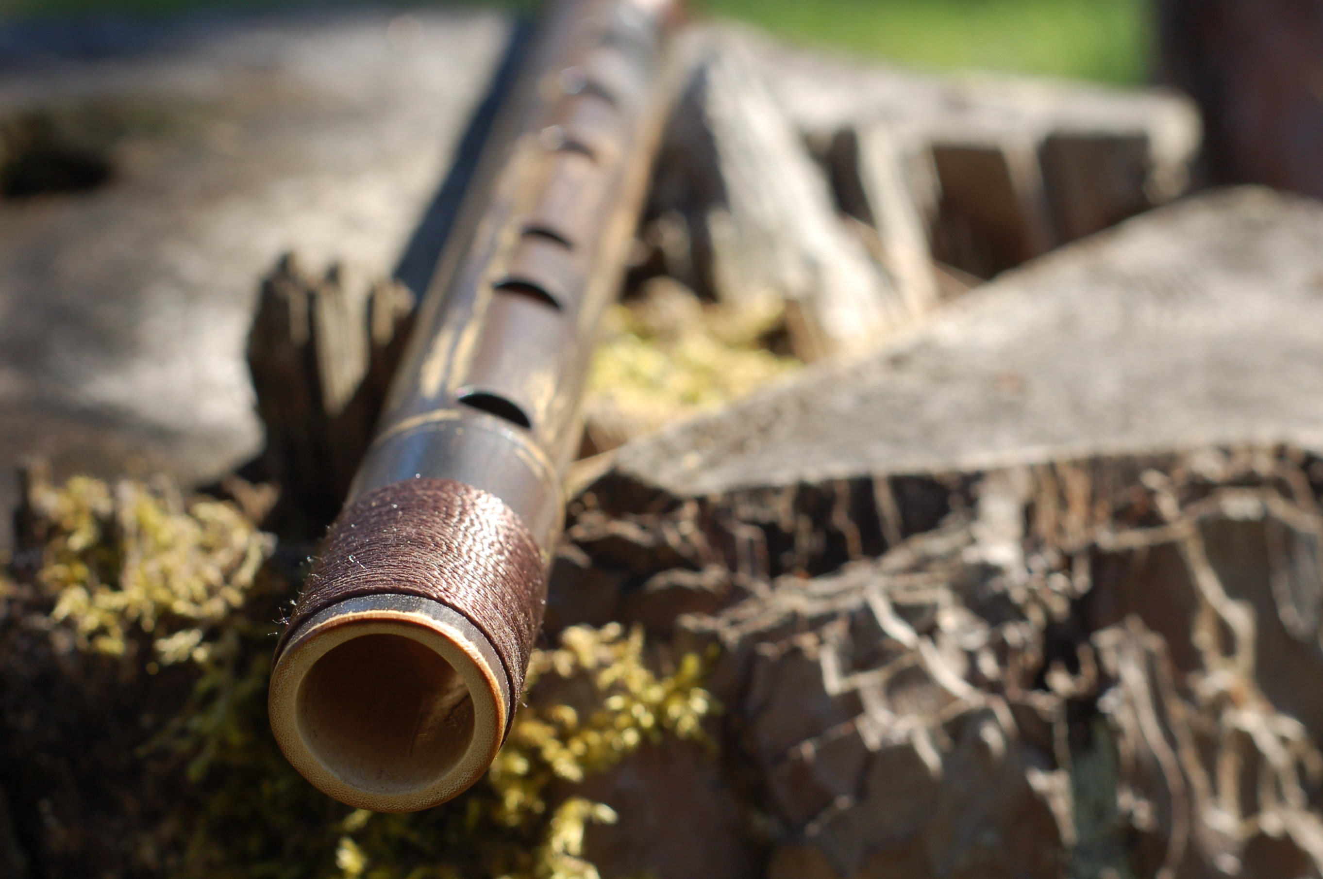 Fipple Bamboo Flute low Whistle Recorder Etsy UK