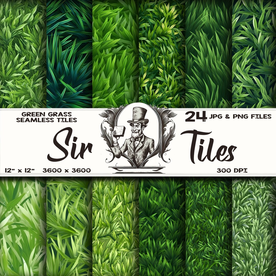 Seamless Pattern Wallpaper Grass | Seamless Design for Digital Products ...