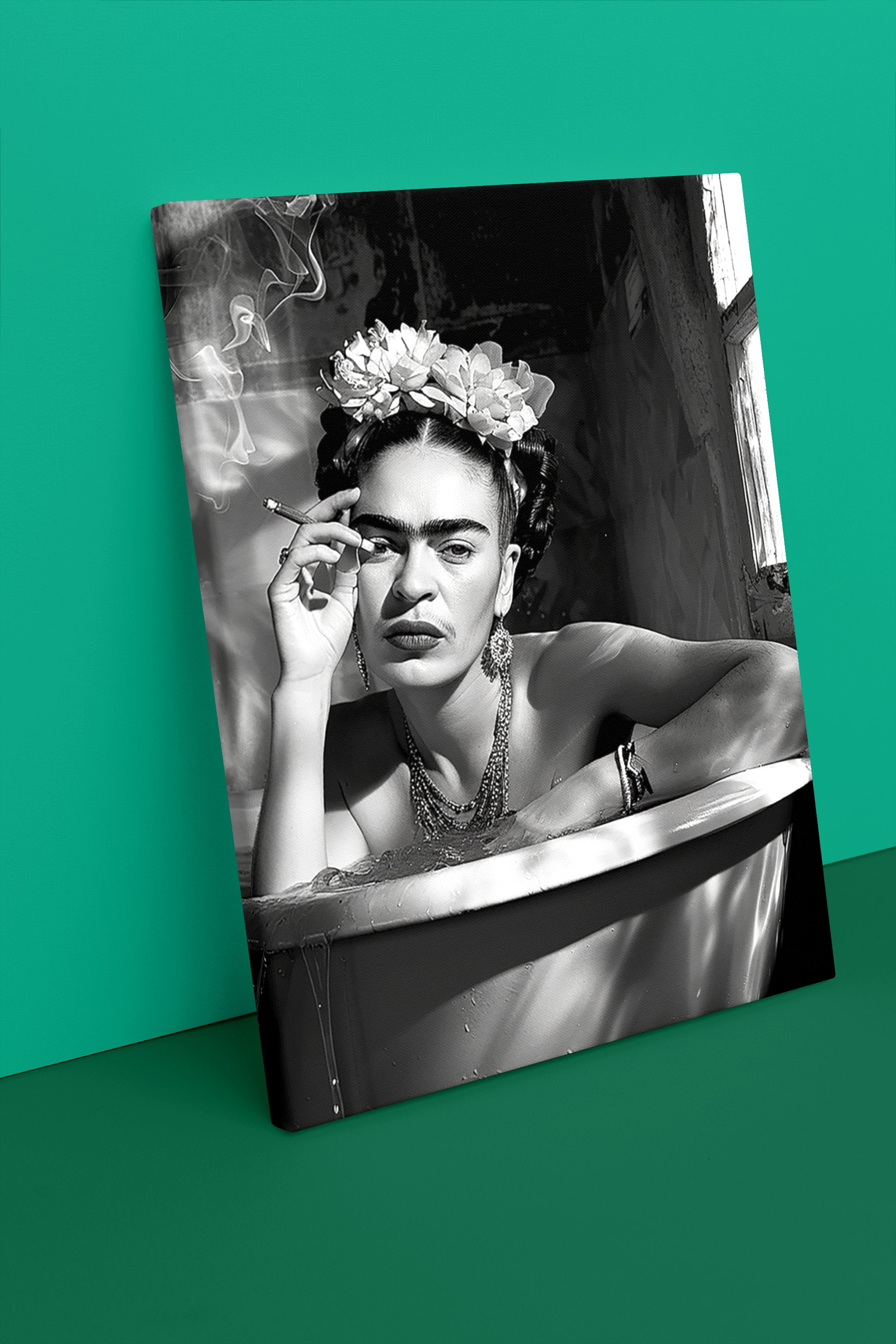 Frida Kahlo Digital Download | Frida Kahlo Print Wall Art | Black and ...