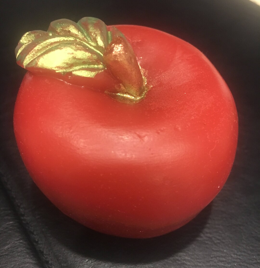 RED APPLE SOAP Homemade Soap Apple Soap Apple Shaped Soap Etsy