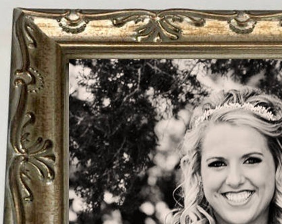 Vintage Wedding Frame,Silver Wedding Frame,Wedding Photo Frame,Bride Frame,Bride Picture Frame,8x10 Silver,5x7 Silver,11x14 Silver,4x6 Frame