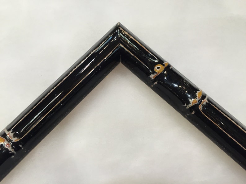 11x14 3x5 Modern Frames Black Bamboo Picture Frame Enamel Finish Asian D\u00e9cor 4x6 8x10 Unique Frame 16x20 5x7 Distressed Frame