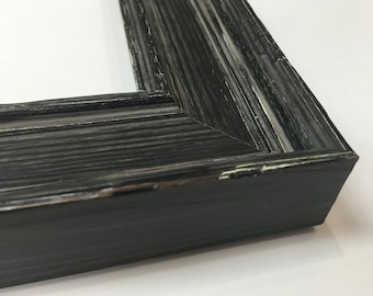Black Shabby Chic Frame,Black Rustic Frame,Black Distressed Frame,16x20 Rustic Black Frame,11x14 Black Frame,Rustic 16x20,Distressed 11x14