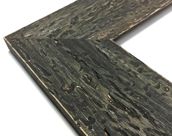 Charcoal Black Rustic Frame,Rustic Picture Frame,Farmhouse Distressed Frame,Rustic Wedding Frame,Charcoal Black Frame,5x7,8x10,11x14,16x20