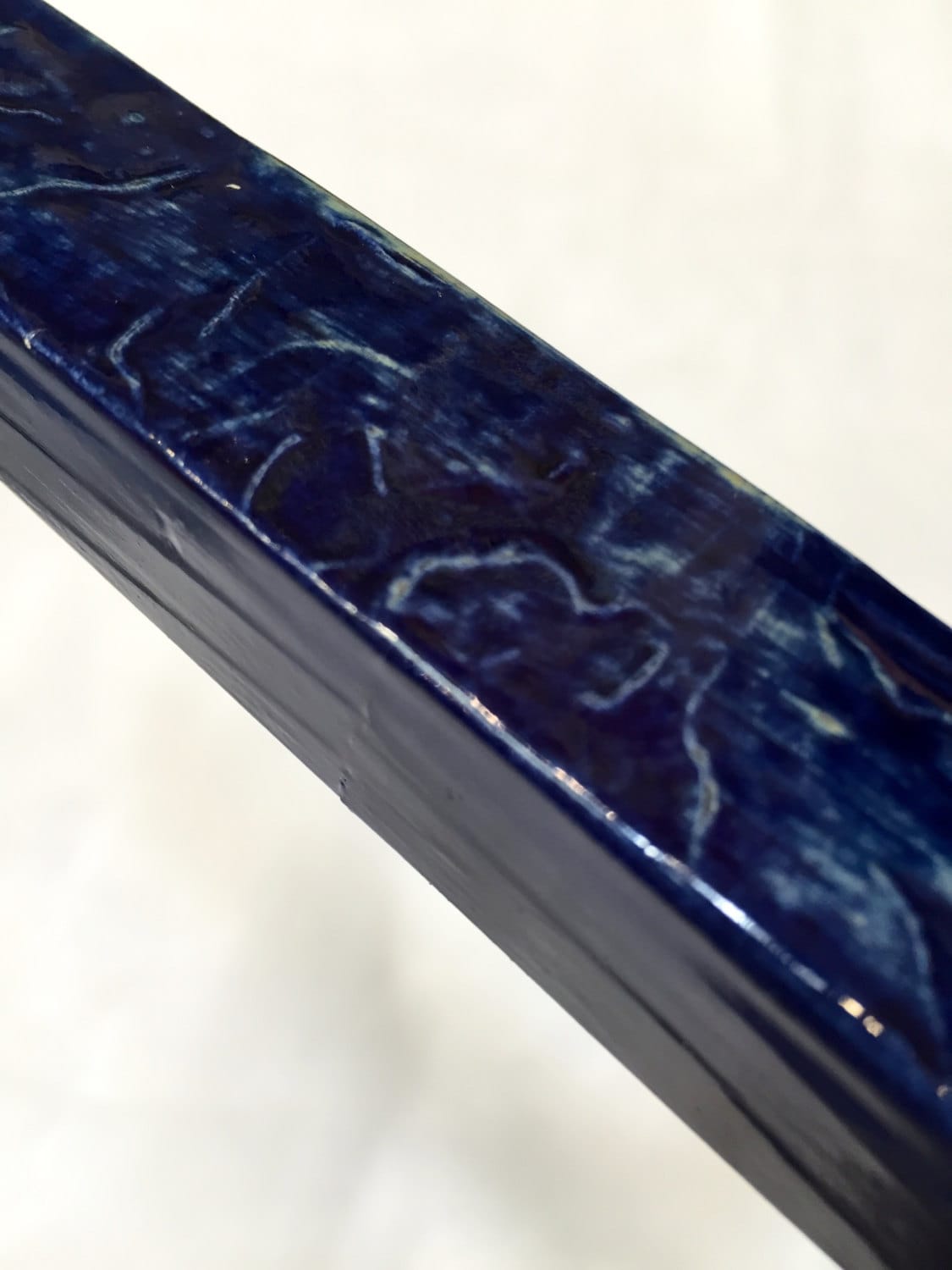 Boho Chic Frame, Modern Picture Frame, Blue Picture Frame, Cobalt Blue