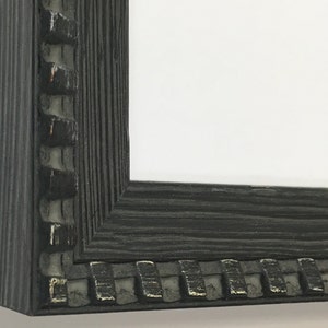 11x14 3x5 Modern Frames Black Bamboo Picture Frame Enamel Finish Asian D\u00e9cor 4x6 8x10 Unique Frame 16x20 5x7 Distressed Frame