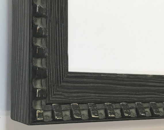 Shabby Chic Black Picture Frame,Rustic Black Frame,Black Photo Frame,Distressed Frame,Custom Frame,Vintage Frame,16x20,11x14,8x10,5x7,4x6