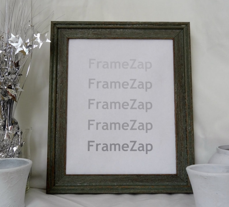 Green Ruffles Frame Green Wedding Frame,green Distressed Frame,green Shabby Chic Frame ...