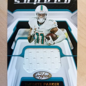 2019 Panini Zertifiziertes Devante Parker Worn Jersey #SU-DP | Miami Delfine