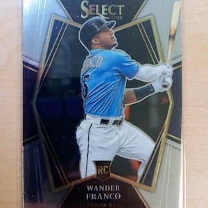 Wander Franco Baseball Card | 2022 Panini Select Premier Level #116 Rookie | Tampa Bay Rays
