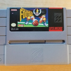 Super Play Acción Cartucho de Fútbol / Super Nintendo / SNES / Videojuego / Limpiado y Probado / Coleccionable