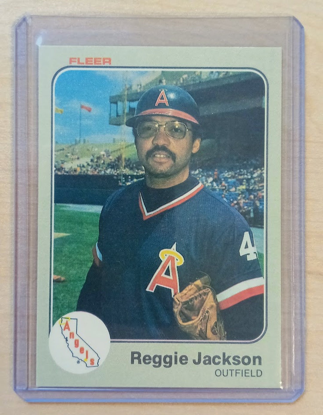 Reggie Jackson Baseball Card 1983 Fleer 93 Hall of Fame 