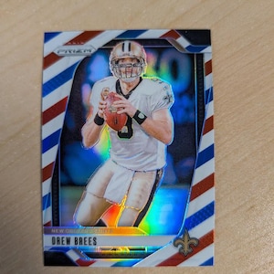 Drew Brees - 2024 Panini Prizm Red White & Blue #209- New Orleans Saints