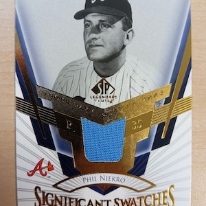 2004 SP Legendary Cuts Phil Niekro Game Worn Jersey | Atlanta Braves | HOF